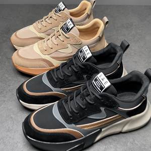 Chaussures de sport respirantes pour hommes, en mesh, confortables, en cuir, fabriquées par un fabricant de chaussures de course - Product Image 3