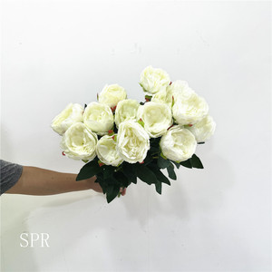 SPR <span class=keywords><strong>Ivoire</strong></span> <span class=keywords><strong>Mariée</strong></span> Soie FlowerPeony Décoration <span class=keywords><strong>De</strong></span> Mariage Fournitures En Gros Artificielle Rose Fleur <span class=keywords><strong>bouquet</strong></span> - Product Image 3