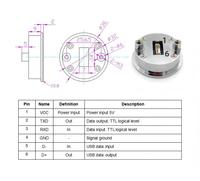Module de lecteur de codes-barres 1D 2D USB UART GM812-S GM812-L DC5V pour Arduino Windows