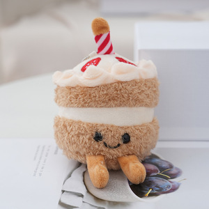Pendentif poupée en peluche pain Kawaii <span class=keywords><strong>Porte</strong></span>-clés <span class=keywords><strong>porte</strong></span>-clés pour <span class=keywords><strong>couple</strong></span> Cadeau mignon de simulation de nourriture peluches en peluche pour gâteau d'anniversaire <span class=keywords><strong>Porte</strong></span>-clés à breloques - Product Image 5