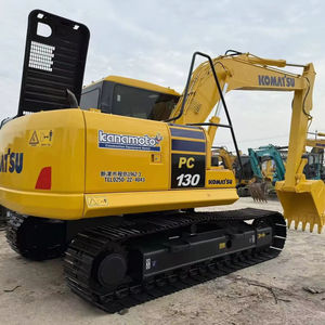 Excavadora compacta Komatsu PC130 usada, 13 toneladas/10 toneladas, original, pocas horas de uso, calidad japonesa, viene con cucharón, certificación CE, en venta - Product Image 1