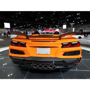 Vente chaude kit de carrosserie de pare-chocs de voiture américaine adapté pour Chevrolet <span class=keywords><strong>Corvette</strong></span> C7 Z06 diffuseur de lèvre avant en fibre de carbone - Product Image 3