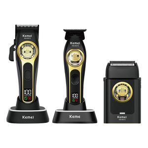 Kemei Km-8572 Combo Profesional <span class=keywords><strong>de</strong></span> Barbería 3 en 1, Caja <span class=keywords><strong>de</strong></span> Plástico con Código, Empaque <span class=keywords><strong>de</strong></span> Regalo <span class=keywords><strong>de</strong></span> Lujo, Cortadora <span class=keywords><strong>de</strong></span> <span class=keywords><strong>Cabello</strong></span> con Base <span class=keywords><strong>de</strong></span> Carga, Afeitadora OEM - Product Image 6