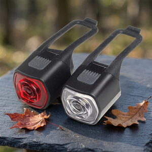 Feu arrière de vélo LED rechargeable USB-C avec batterie intégrée, étanche IPX4, en ABS et PC, pour la conduite nocturne, portable et automatique (OEM/ODM) - Product Image 1