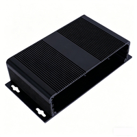 Boîtier en aluminium OEM pour fabricant d'équipements électriques, extrusion d'aluminium anodisé sur mesure, boîtier électronique pour amplificateur audio