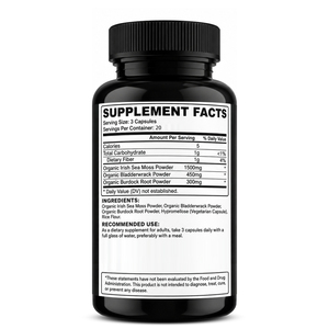 Capsules d'algues marines irlandaises biologiques OEM certifiées GMP pour la santé de la peau, des cheveux et des articulations - Product Image 4