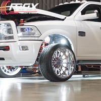 22x14 24x14 26x14 8x6.5 8x165.1 Einzel-Serie Geschmiedete LKW-Räder mit Tiefer Lippe Polierte Maßgefertigte Felgen HD für Dodge Ram 2500 3500