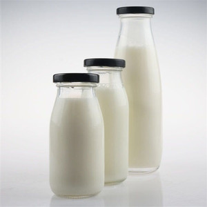 Bouteilles de lait en verre <span class=keywords><strong>moins</strong></span> chères de 200 ml, 250 ml, 500 ml, 1000 ml, bouteilles de boissons, bouteilles de jus, bouteilles transparentes en gros - Product Image 5