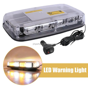 Luces Estroboscópicas de Techo, Luces de Advertencia de Seguridad de Emergencia, Barra de Luces LED Intermitentes, Montaje Magnético, 12V 24V, para Autos y Camiones - Product Image 4