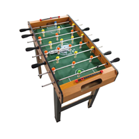 Table de baby-foot classique E1 en MDF de 28 pouces, table de football durable avec 8 tiges en acier inoxydable, conforme à la norme ASTM