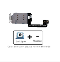 Kits flexibles Wylie eSim pour iPhone 16 16 plus esim convertis en réparation d'assemblage de carte SlM simple double