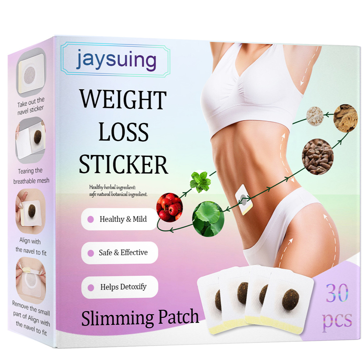 OEM наклейка для похудения продукты для здоровья пластырь для похудения живота