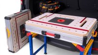 Banc de travail pliant multifonctionnel pour le travail du bois, table de fraisage, table de scie, table d'assemblage MFT