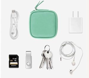 Kit de rangement portable pour écouteurs certifié BSCI, pour câbles de données et accessoires - Product Image 2