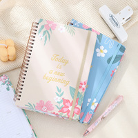 Agenda hebdomadaire personnalisé 2024 non daté planificateur Journal carnets à couverture rigide bleu couleur impression planificateur à spirale