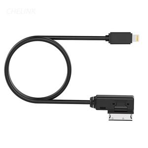CHELINK AMI música interfaz AUX cargador de coche Cable Compatible para <span class=keywords><strong>Audi</strong></span> 3G sistema con 11 teléfono 11 Pro 11XS. X 8 7 6 Plus 5 - Product Image 1