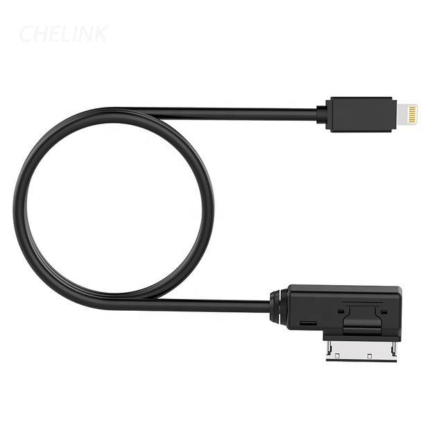 CHELINK AMI Music Interface AUX Car Charger Cable Compatible for Audi 3G System with Phone 11 Pro 11XS Max X 8 7 6 Plus 5