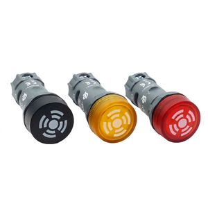 Alarma CB1-610Y con Señal Luminosa y Sonora y Zumbador Iluminado, Montaje en Panel Amarillo - Product Image 1