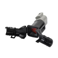 Connecteur automobile 12 voies durable et étanche en plastique noir pour borne électrique de voiture