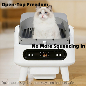 La plus grande litière autonettoyante <span class=keywords><strong>pour</strong></span> chat, design ouvert, <span class=keywords><strong>toilette</strong></span> automatique <span class=keywords><strong>pour</strong></span> chat contrôlée par application, idéale <span class=keywords><strong>pour</strong></span> les <span class=keywords><strong>chats</strong></span> Maine Coon et plusieurs <span class=keywords><strong>chats</strong></span> - Product Image 5