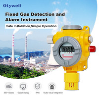 Sistema de Alarma Industrial para Detección de Fugas de Gas, Protocolo Modbus RTU, Compatible con Integración PLC/DCS