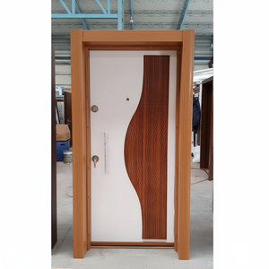 Porte de sécurité en acier moderne antivol économique pour les entrées intérieures des hôtels, des appartements et des villas - Product Image 1