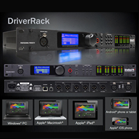 Paulkitson PA2 Driverack 2.6 DSP Processeur audio numérique en métal pour équipement sonore