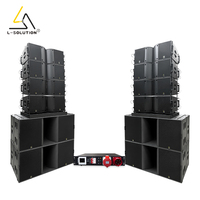 Altavoz Activo para Conciertos Big Line Array K212 con Doble Subwoofer KS28 de 12 Pulgadas