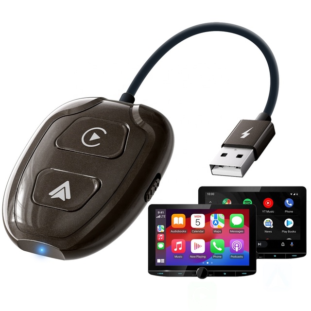 Portable CarPlay Wireless Adapter Android Auto Dongle CarPlay & Android Auto Adapter for Wired Carplay Android Auto Car Converts