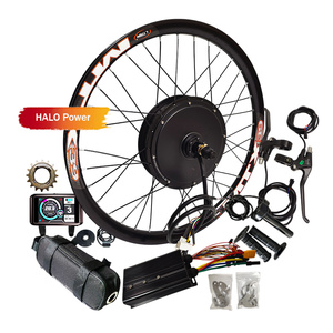 Halo Power 48V 60V 72V 3000W 60A 正弦波控制器电动自行车和自行车UKC1液晶显示屏电动自行车转换套件 - Product Image 1