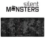 Tapis de souris de jeu XXL, grand format, antidérapant, bords cousus, design carte du monde, pour usage au bureau