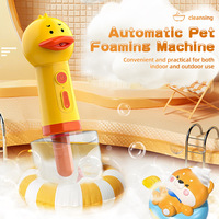 Brosses intelligentes écologiques en plastique à piles pour animaux de compagnie, style coupe, pour le bain des chats et des chiens, capacité de 200 à 500 ml