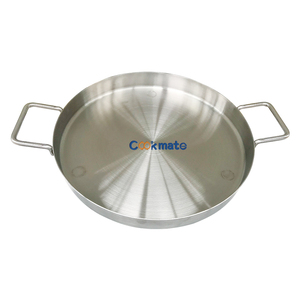 野营篝火 <span class=keywords><strong>Griddle</strong></span> 平圆面格栅顶部不锈钢炒锅 - Product Image 4