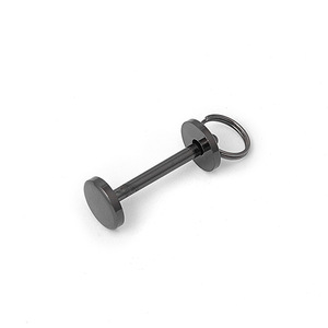Exquisite <b>Key</b> <b>Ring</b> Zinc Alloy Spring Design <b>Car</b> Keychain Metal <b>Key</b> Holder Chrome Plated Single Color - Product Image 3