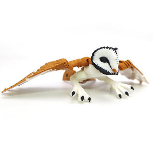Figurine d'Hibou de Grange Articulée Imprimée en <span class=keywords><strong>3D</strong></span>, Ailes et Tête Entièrement Flexibles, Jouet Sensoriel de Bureau - Product Image 1