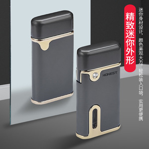 Encendedor Metálico JOFI Resistente al Viento, Recargable, con Llama Roja, Accesorio para Fumar, Regalo - Product Image 5