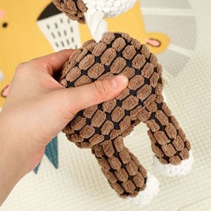 Pet Dog Cotton Rope Grinding Teeth Resistant Cat Toys <b>Plush</b> Voice Interactive Cat Toys Dog Supplies - Product Image 3