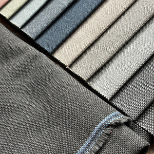 100% poliéster liso sofá tela tapicería decoración del hogar tela <span class=keywords><strong>para</strong></span> sofá sillón fábrica precio más barato Stock Inari Boss - Product Image 6