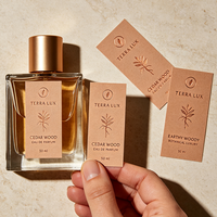 Solution d'étiquetage pour fond de teint liquide TEDDY, transparente, dorée, estampage à chaud, étiquettes de maquillage