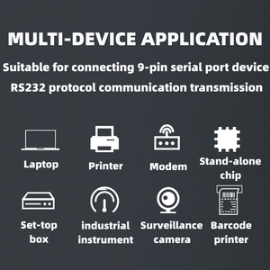 Cáp nối tiếp RS232 25pin kết nối trực tiếp từ Nữ sang nữ F-F DB25 25pin PC Dòng dữ liệu máy in mở rộng 0.5m/1m/1.5m/3M/5M/10m - Product Image 5