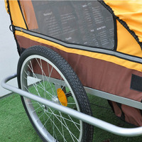 Rapide roue de déclenchement byicle kid 2 enfant double vélo cargo pliant enfant remorque et poussette pour vélo