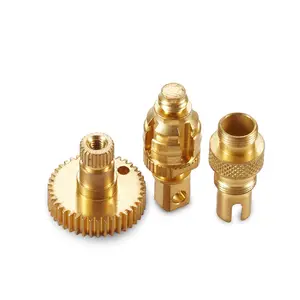 Custom Precision Metal Cnc Machining Lathe Milling Machine Service brass copper bronze Turning Parts