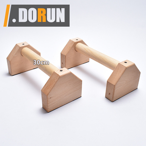 Pudhup-barres de poussée en bois équipement d'équipement de gymnastique avec tapis antidérapant entraînement exercice solide femmes hommes Portable Fitness - Product Image 6