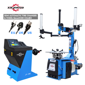 Xinjintuo 2026 Nuevo Equipo Eléctrico Móvil Automático para Cambio de Neumáticos de Automóvil de 22.5 Pulgadas, Combinación de Desmontadora de Neumáticos y Equilibradora de Ruedas - Product Image 1