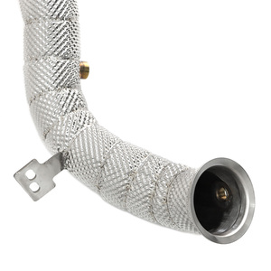 <strong>Car</strong> Stainless Steel <strong>Heatshield</strong> Exhaust Pipe Downpipe for Mercedes-Benz G63 G500 G550 AMG W463A W464 4.0T 2019-2024 - Product Image 6