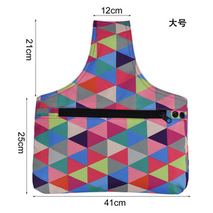 <span class=keywords><strong>Sac</strong></span> à cosmétiques Pei Ang extra large en tissu Oxford 600D vert pivoine, fermeture ouverte, <span class=keywords><strong>sans</strong></span> poignée, grande capacité pour le shopping - Product Image 4