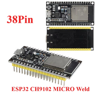 ESP32 papan pengembangan WiFi + BT konsumsi daya ultra-rendah Dual Core 38Pin ESP-32 ESP32S ESP-32S ESP 32 mirip ESP8266