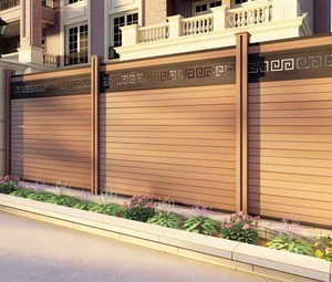 Không thấm nước 6-foot WPC Bảng điều khiển Hàng rào gỗ nhựa composite trang trí tường vườn riêng tư hàng rào cho sân và nhà - Product Image 4