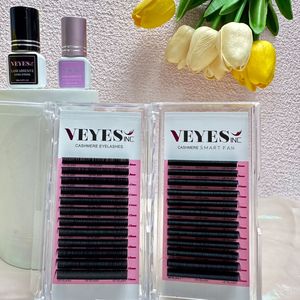 <span class=keywords><strong>Pour</strong></span> VEYES, Extensions de <span class=keywords><strong>Cils</strong></span> en Gros 0.05 CC 8mm-25mm avec Logo Personnalisé - Product Image 2