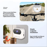 Caméra de sport WiFi pour le cyclisme, enregistrement vidéo et prise de photos sur carte TF, fixation frontale ou de poche
